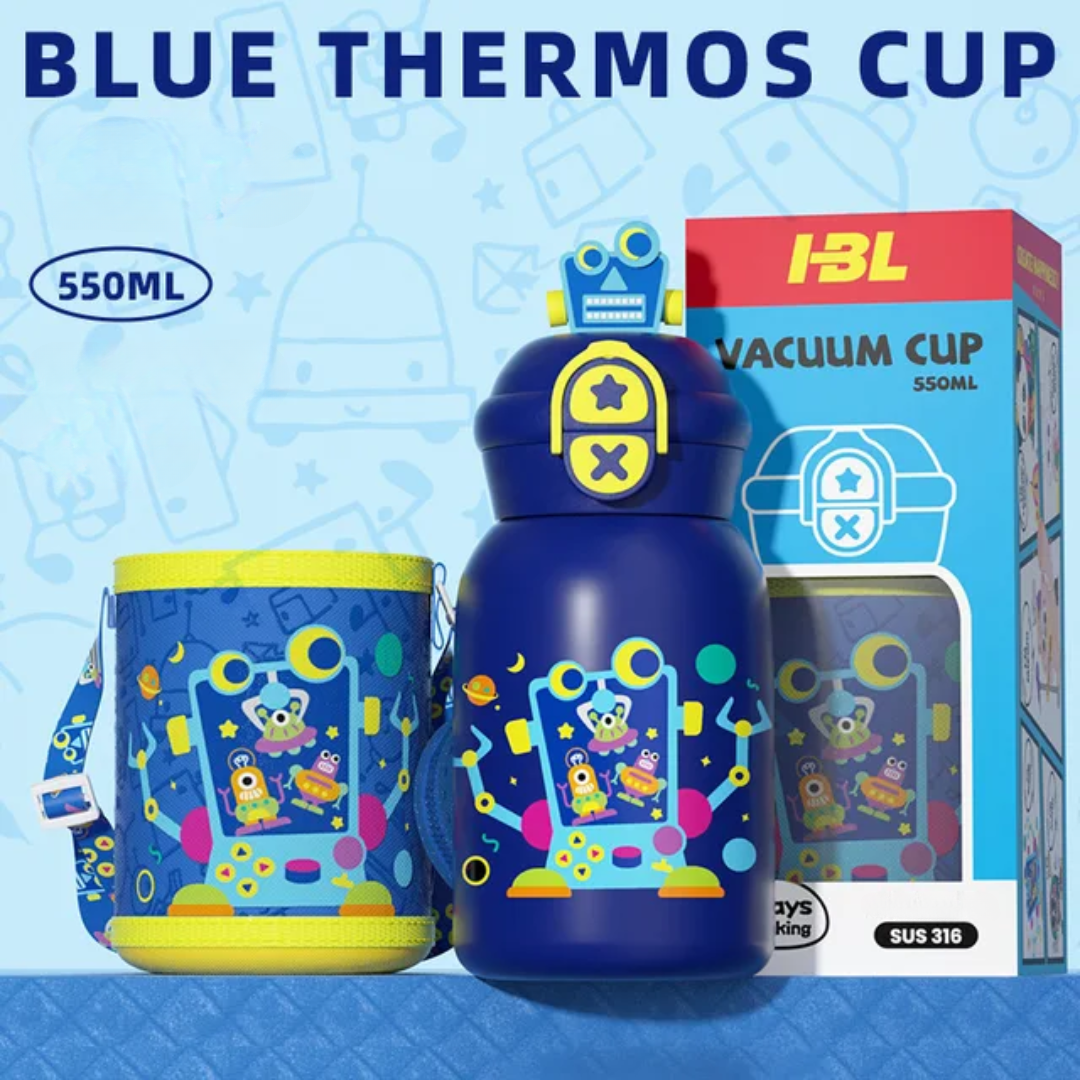 Kids water bottle with coin purse