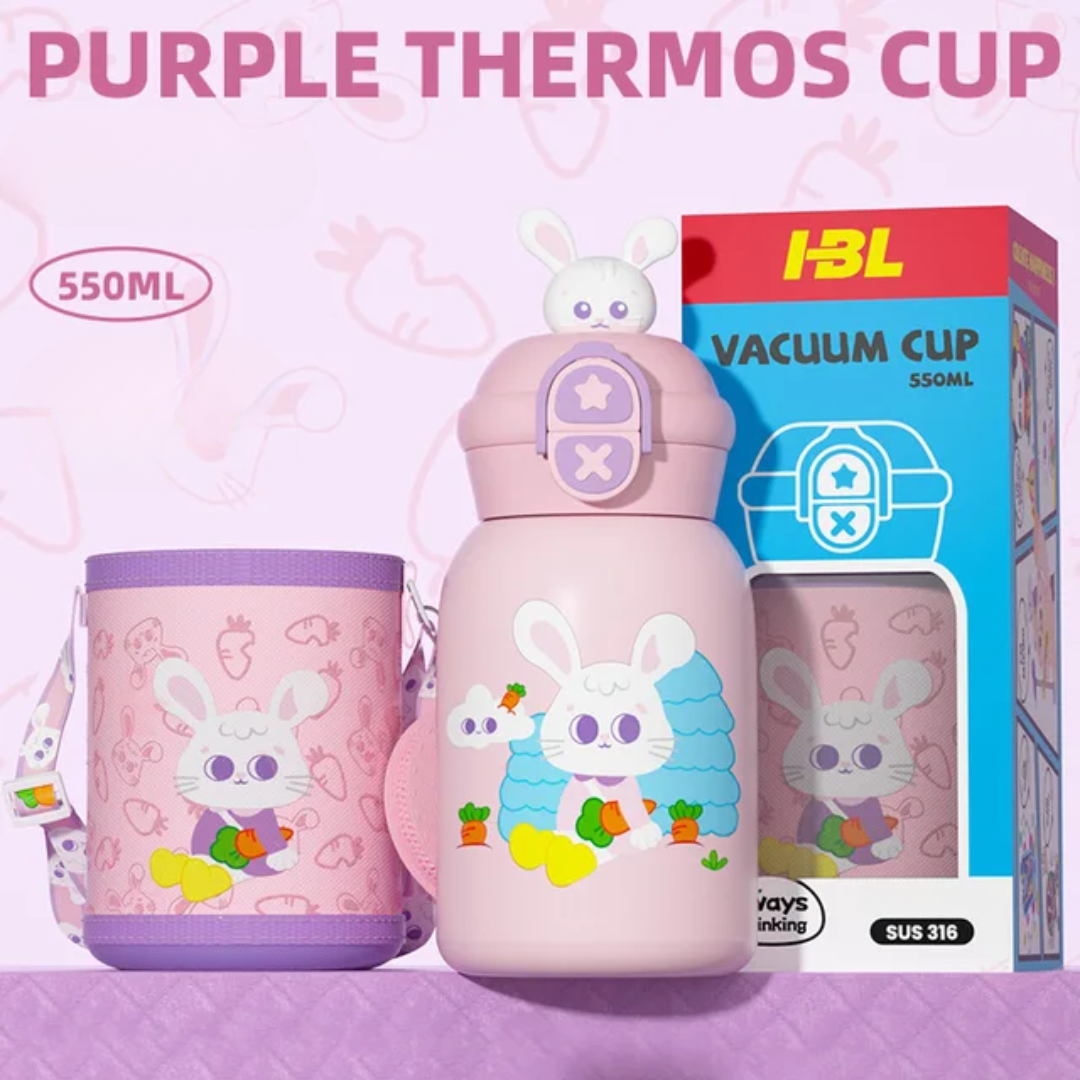 Kids water bottle with coin purse