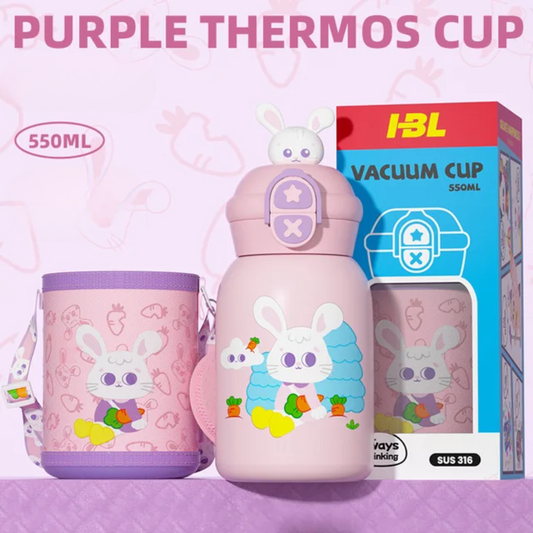 Kids water bottle with coin purse