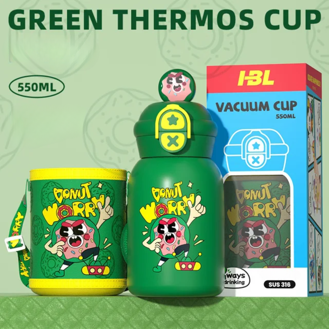 Kids water bottle with coin purse