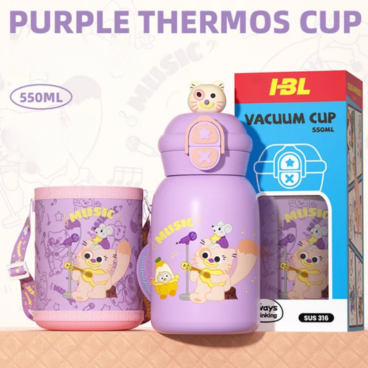 Kids water bottle with coin purse