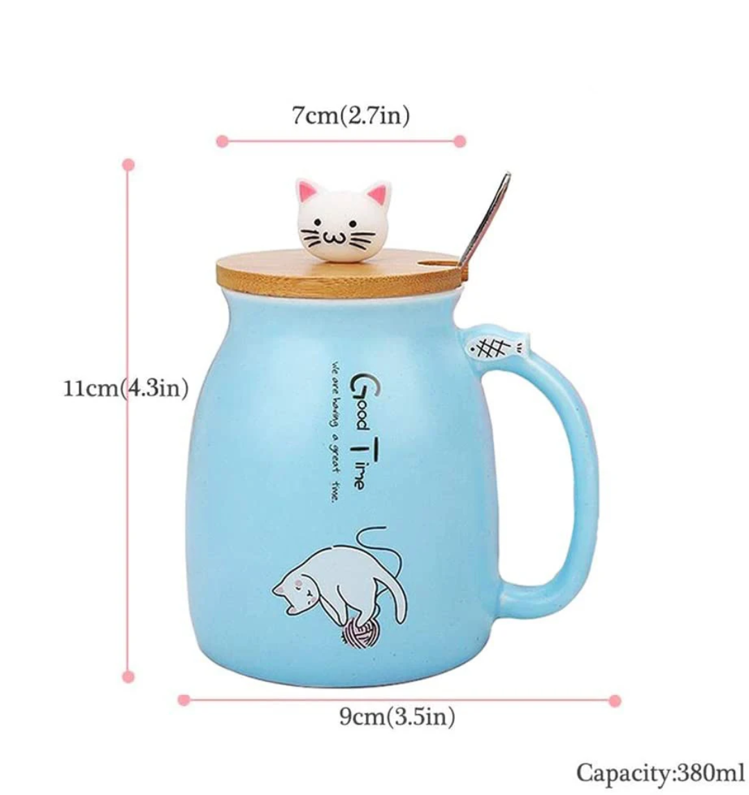 Cat ceramic cups