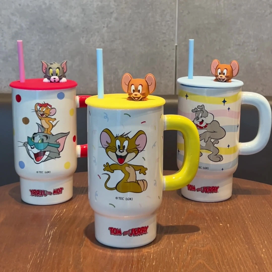 Tom and Jerry ceramic cups