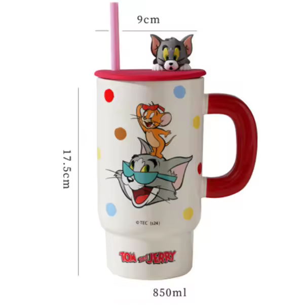 Tom and Jerry ceramic cups